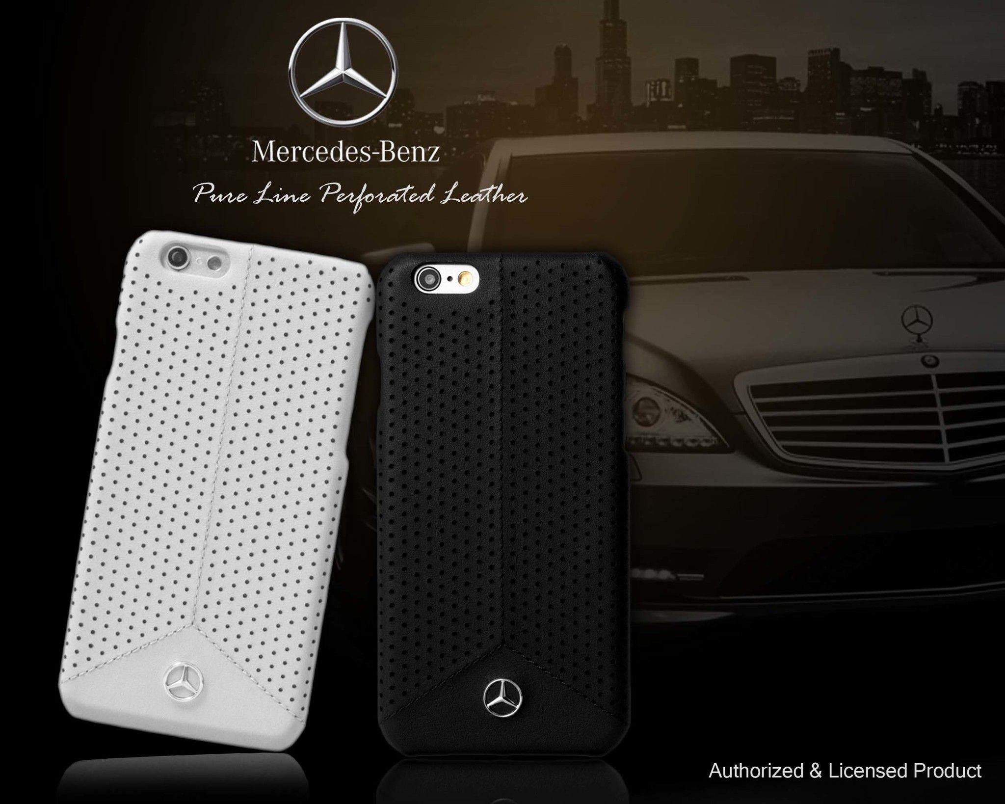 Mercedes Benz ® Apple iPhone 6 / 6S Pure Line Perforated