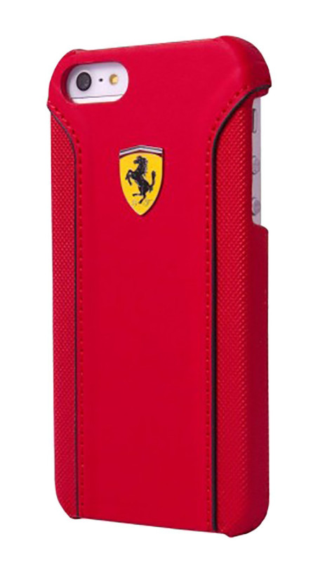 Ferrari ® Apple iPhone 6 Plus / 6S Plus 488 PistaSpider Double Stitched Dual-Material PU Leather Back Cover