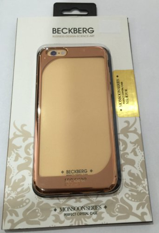 Beckberg ® Apple iPhone 6 / 6S Monsoon Series Transparent Electroplated Metallic Finish PC Case Back Cover