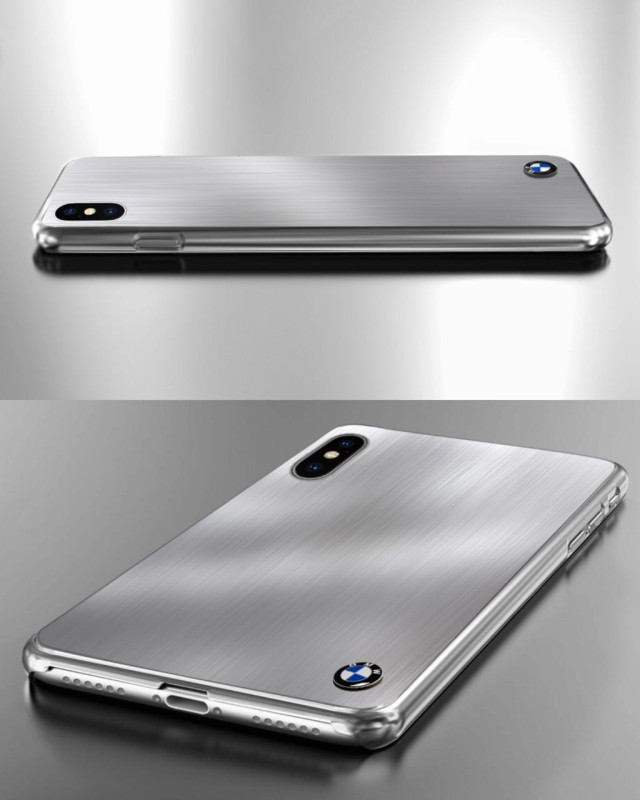 BMW ® Apple iPhone XS 7 Series Steel Edition Luxurious Metal Case Limited Edition Back Cover