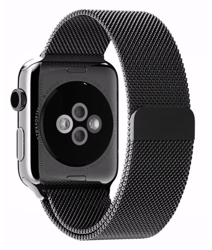 Vaku ® For Apple Watch 38mm / 40mm Magnetic Clasp Stainless Steel Mesh Band [Watch Not Included]
