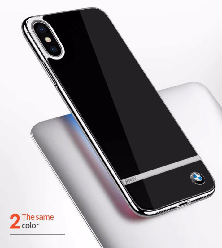 BMW ® Apple iPhone XS Mirror Signature Shine Electroplated Metal Hard Case Back Cover