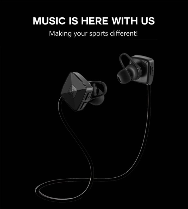 VAKU ® M3 Sports Bluetooth wireless headphones V4.2 + EDR