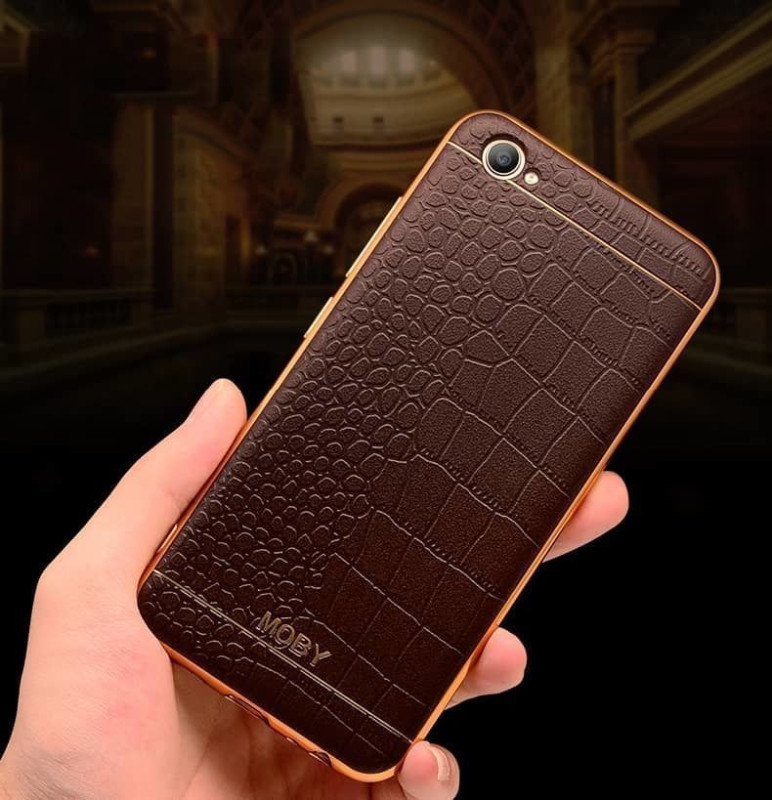 Vaku ® Vivo V20 Cheron Leather Electroplated Soft TPU Back Cover –