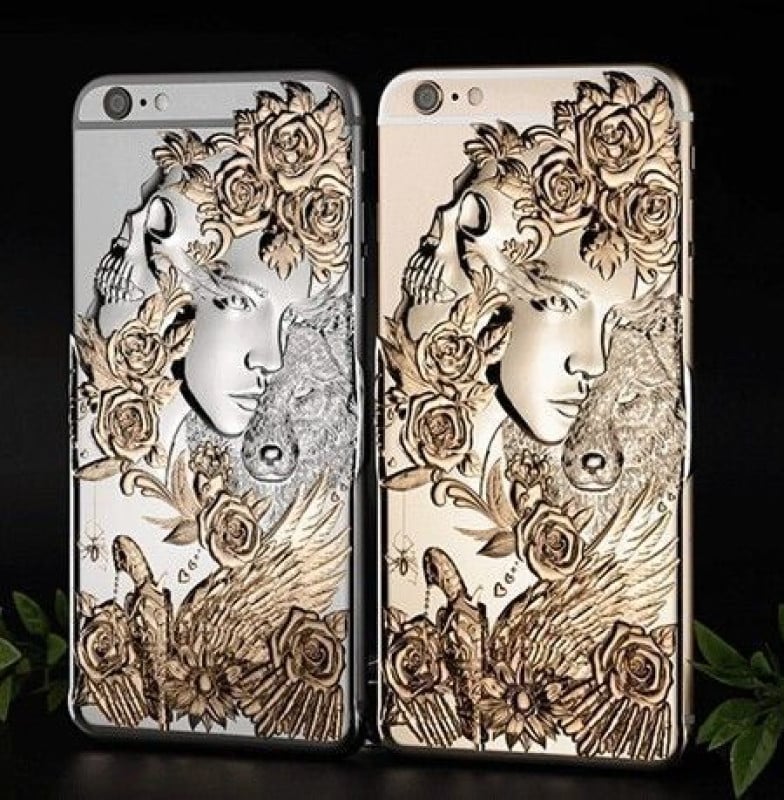 Love Crazy ® Apple iPhone 6 Plus / 6S Plus Dark Angel Star Ghost Series Metallic 3D Plating Back Cover