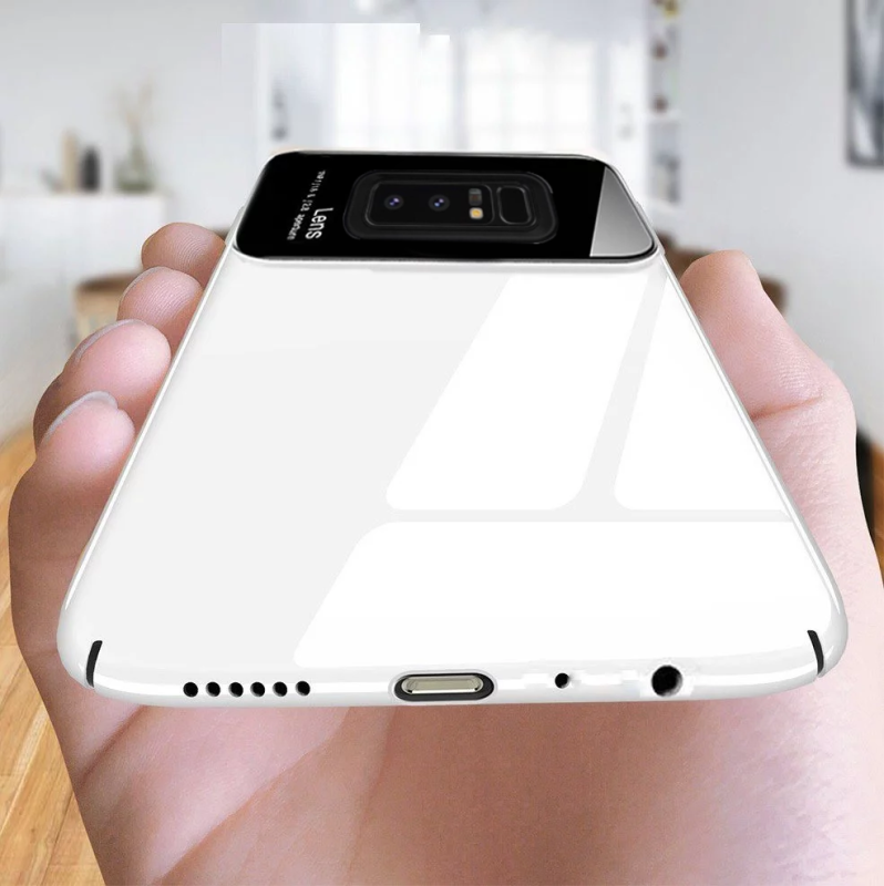 Vaku ® Samsung Galaxy Note 8 Polarized Glass Glossy Edition PC 4 Frames + Ultra-Thin Case Back Cover