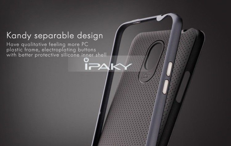 i-Paky ® Xiaomi Redmi Note Mat Series Ultra-thin Hybrid Silicon Grip Shockproof Protective Shell Back Cover