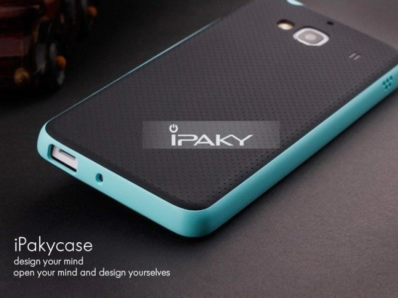 i-Paky ® Xiaomi Redmi 2 Mat Series Ultra-thin Hybrid Silicon Grip Shockproof Protective Shell Back Cover