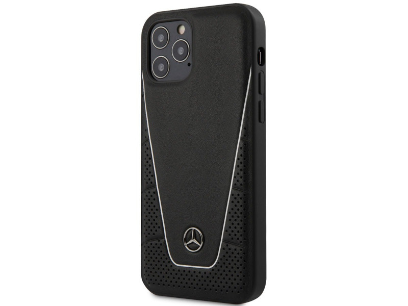 Mercedes Benz ® Apple iPhone 11 Pro Max Official WingJet Signature Genuine Leather Back Cover