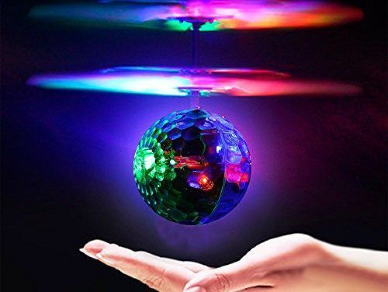 Flying LED Fidget Spinner Hand Sensing Ball