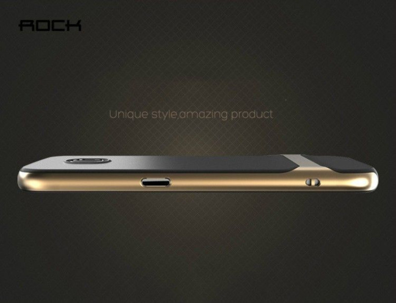 Rock ® Samsung Galaxy S6 Royle Case Ultra-thin Dual Metal Soft / Silicon Case