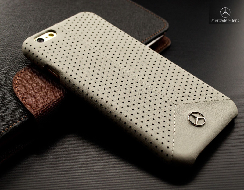 Custodia Mercedes Pure Line Per IPhone 6 Plus: Cover In Pelle Ispirata Alla Classe S, Nero