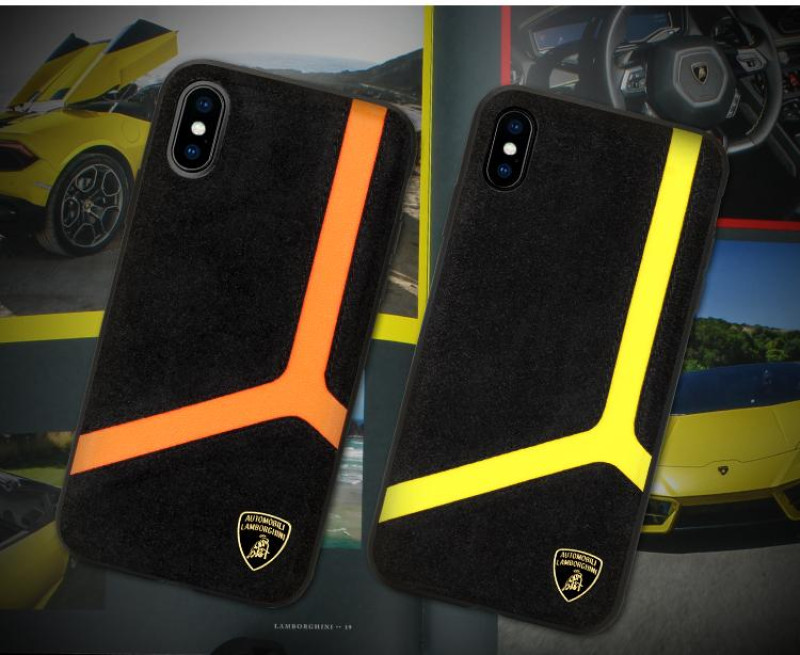 Lamborghini ® Apple iPhone XS Max Alcantra Aventador D11 Limited Edition Case Back Cover