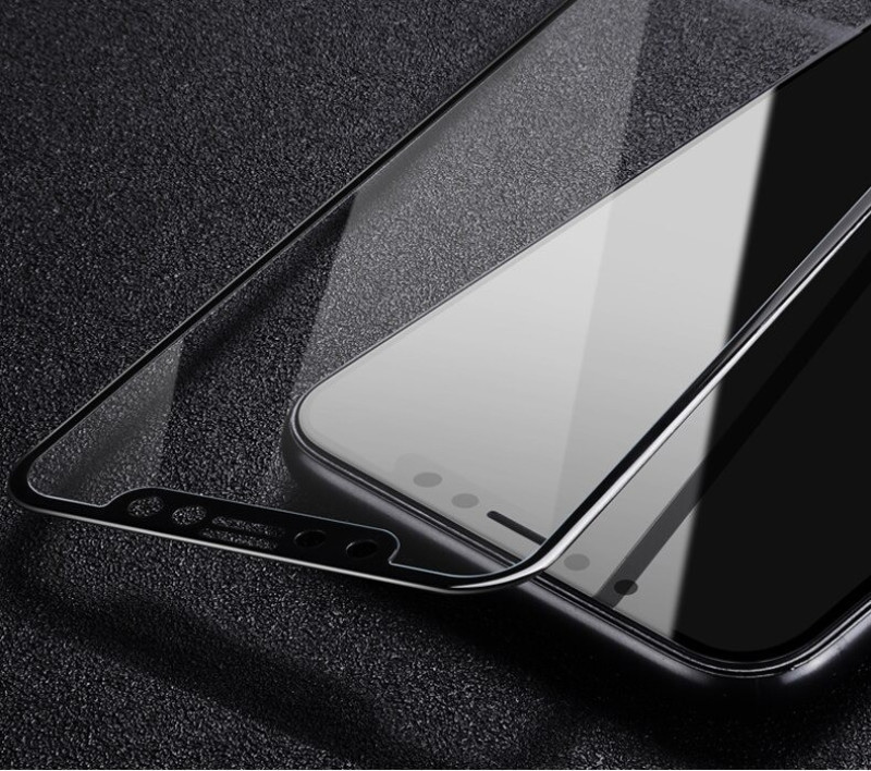 Dr. Vaku ® Apple iPhone X / XS 5D Curved Edge Ultra-Strong Ultra-Clear Full Screen Tempered Glass
