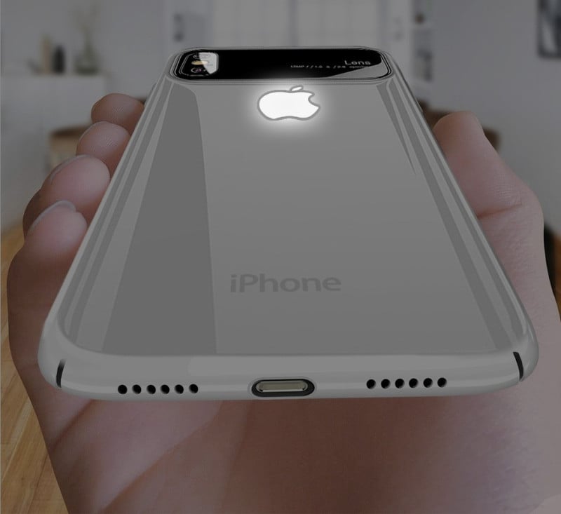Vaku ® Apple iPhone X Poloroid LED Light Illuminated Logo Polarized Series Case Back Cover