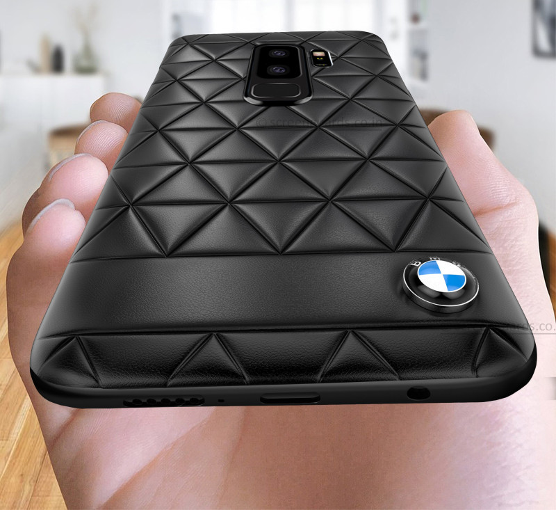 BMW ® Samsung S9 PLUS Official Superstar zDRIVE Leather Case Limited Edition Back Cover