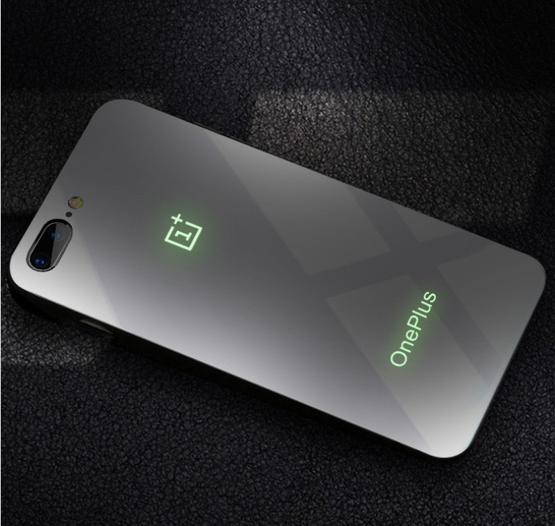 VAKU ® OnePlus 5 Radium Glow Light Illuminated Oneplus Logo 3D Designer
