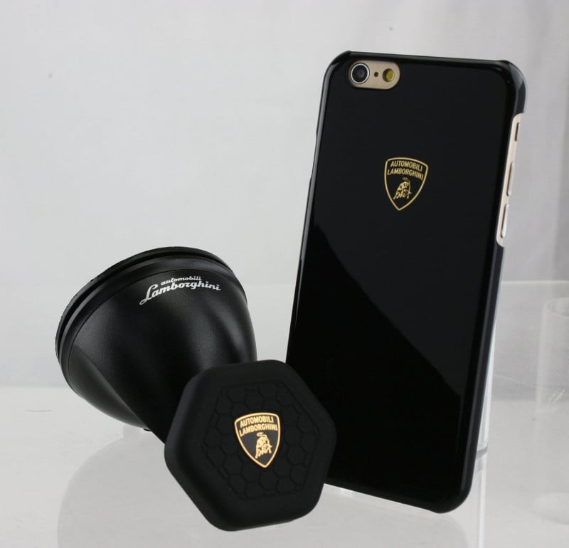 Lamborghini ® Apple iPhone 6 / 6S Inbuilt Auto-Magnet Case + Suction Car Mount Back Cover