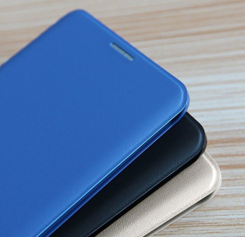 Rock ® Samsung Galaxy S7 Edge Elegante Series Skin Feel Folio Grip PU Leather Case Flip Cover