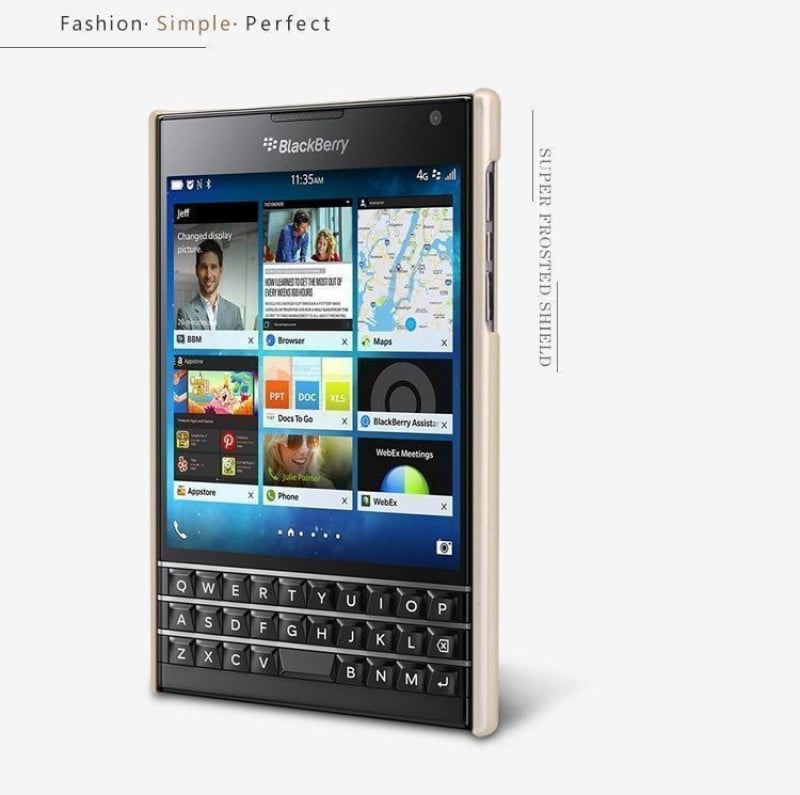 Nillkin ® BlackBerry Passport Super Frosted Shield Dotted Anti-Slip Grip PC Back Cover