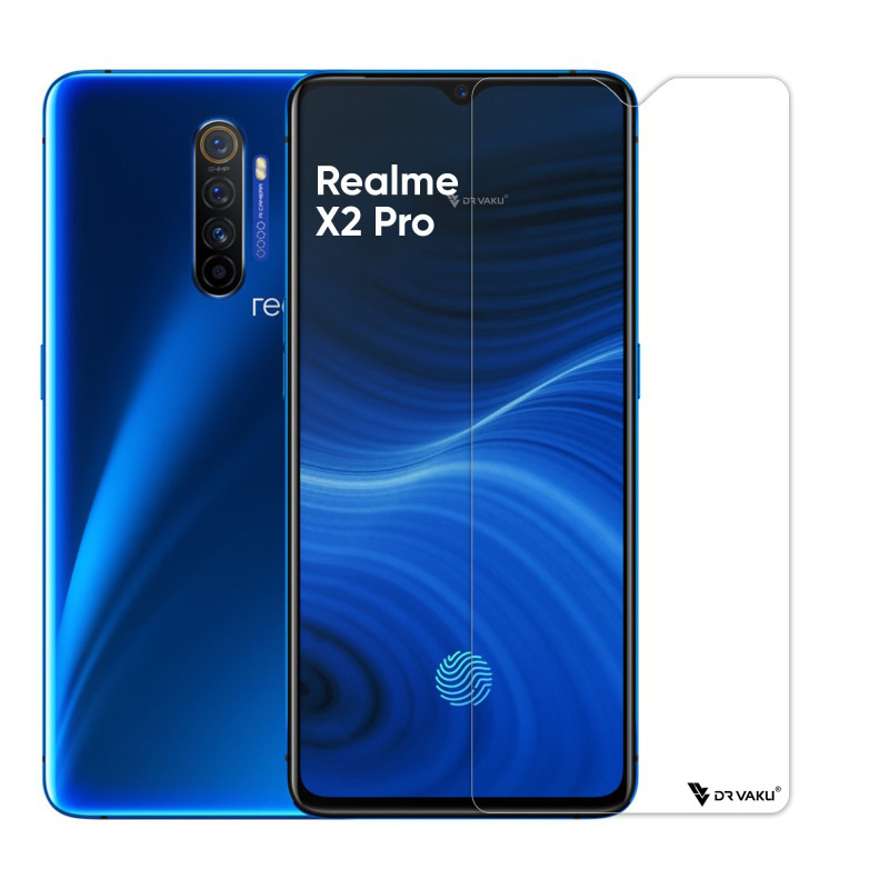 Dr. Vaku ® Realme X2 Pro 2.5D Ultra-Strong Ultra-Clear Full Screen Tempered Glass-Transparent
