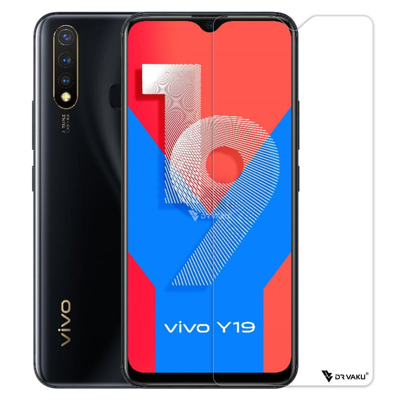Dr. Vaku ® Vivo Y19 2.5D Ultra-Strong Ultra-Clear Full Screen Tempered Glass-Transparent