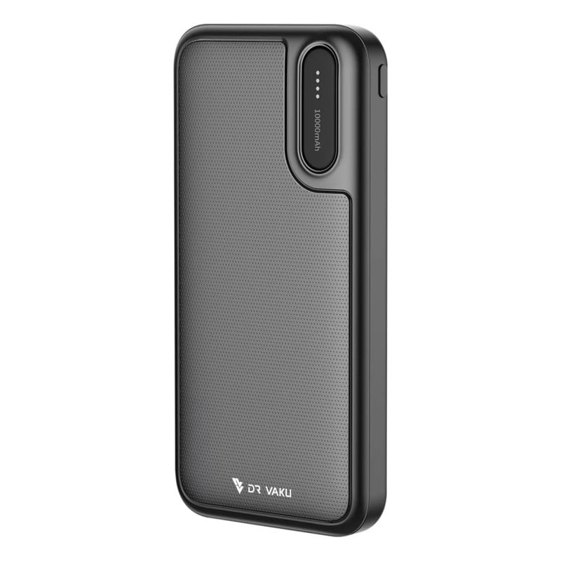 Dr. Vaku ® CYRA 10000mAh Power Bank 12W Dual USB Output, Type-C & Micro-USB Input, Compact & Portable
