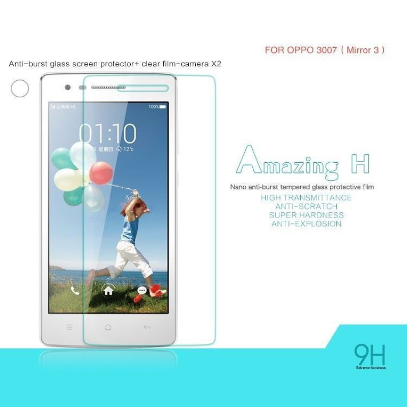 Dr. Vaku ® Oppo Mirror 3 Ultra-thin 0.2mm 2.5D Curved Edge Tempered Glass Screen Protector Transparent