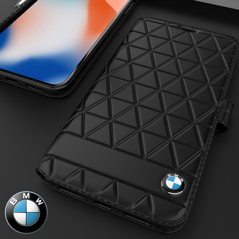 BMW ® For Apple iPhone 7 / 8 Official Superstar zDRIVE Leather Limited Edition Flip Cover