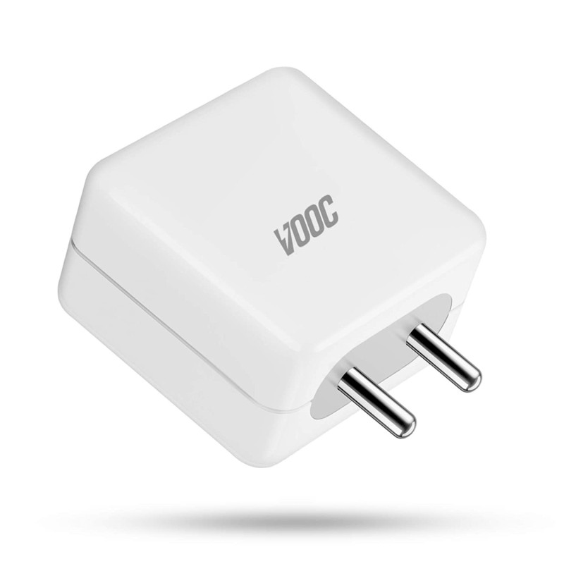 Dr. Vaku ® Super Fast VOOC 20W USB Type A , Fast Charger Compatible With Oneplus / Samsung / Xiaomi / Oppo /  Realme etc Smartphone - White