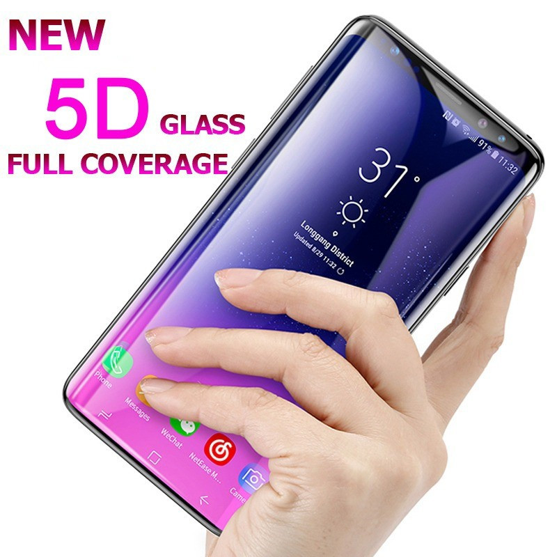 Dr. Vaku ® Samsung Galaxy Note 9 5D Curved Edge Ultra-Strong Ultra-Clear Full Screen Tempered Glass