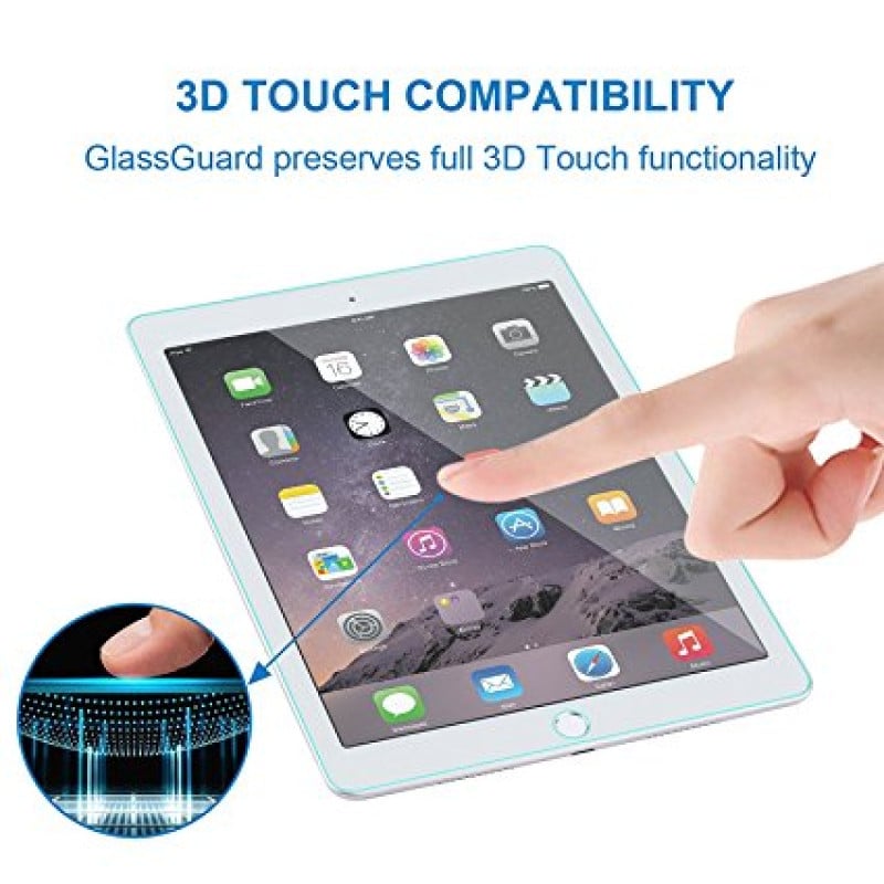 Dr. Vaku ® Apple iPad 9.7 3D Curved Edge Full Screen Tempered Glass - Transparent