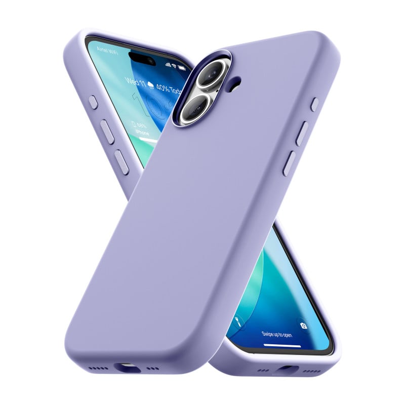 Vaku Luxos ® Apple iPhone 17 Liquid Silicone Slim Protective Shockproof Phone Back Cover with Anti-Scratch Microfiber Lining