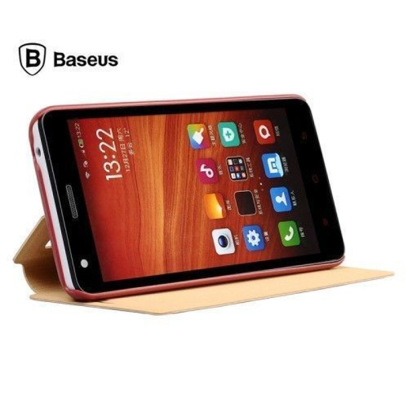 Baseus ® Xiaomi RedMi 2 Smart Terse WindowView Suede Leather Case Flip Cover