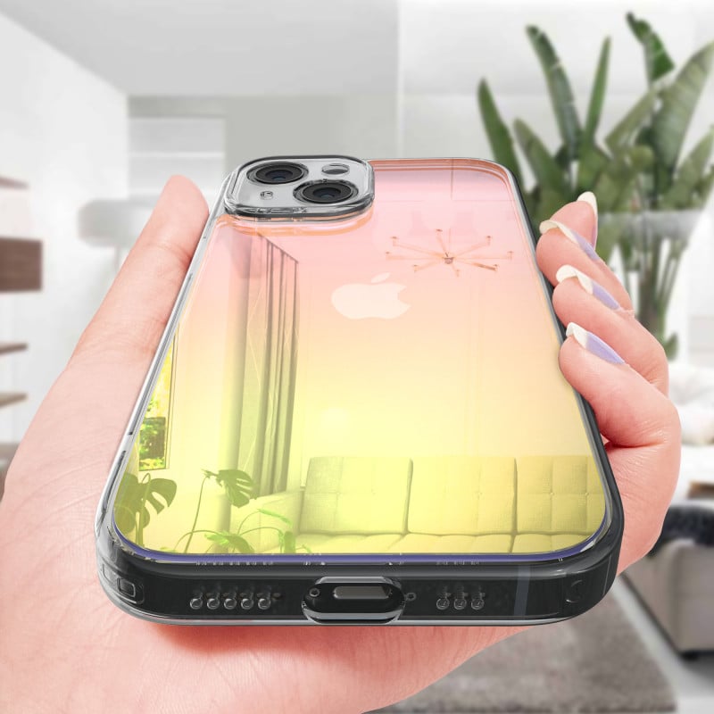 Vaku Luxos ® Apple iPhone 15 Plus Mirage Luxury Light Gradient Shockproof Phone Back Cover