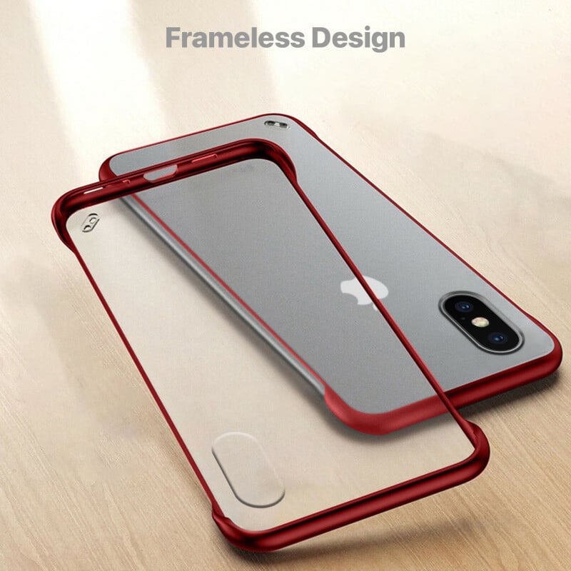 VAKU ® Apple iPhone X / XS Frameless Semi Transparent Cover (Ring not Included)