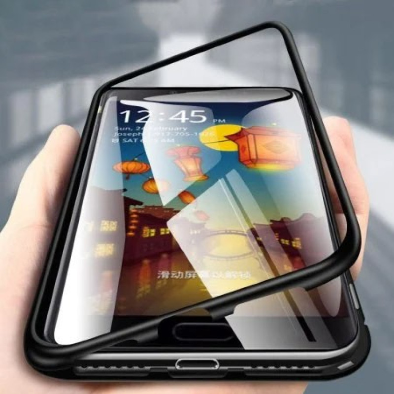 Vaku ® Samsung Galaxy C7 Pro Electronic Auto-Fit Magnetic Wireless Edition Aluminium Ultra-Thin CLUB Series Back Cover