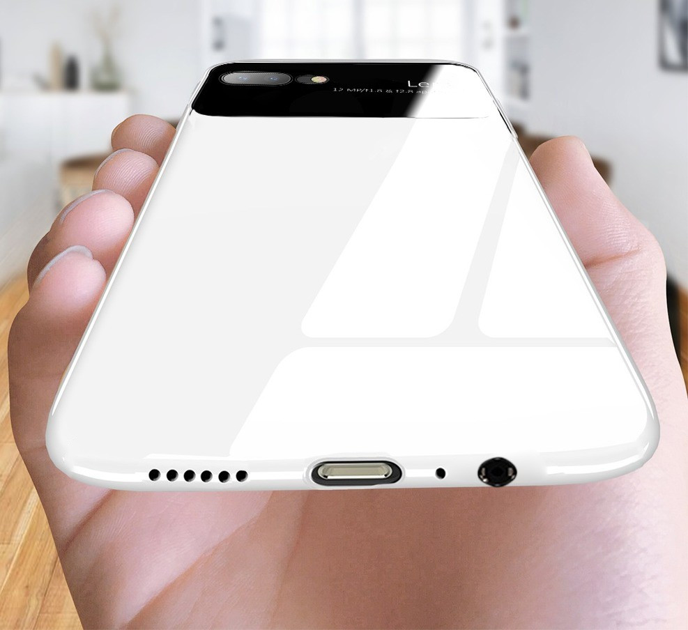 Vaku ® Oppo A3s Polarized Glass Glossy Edition PC Frames Ultra