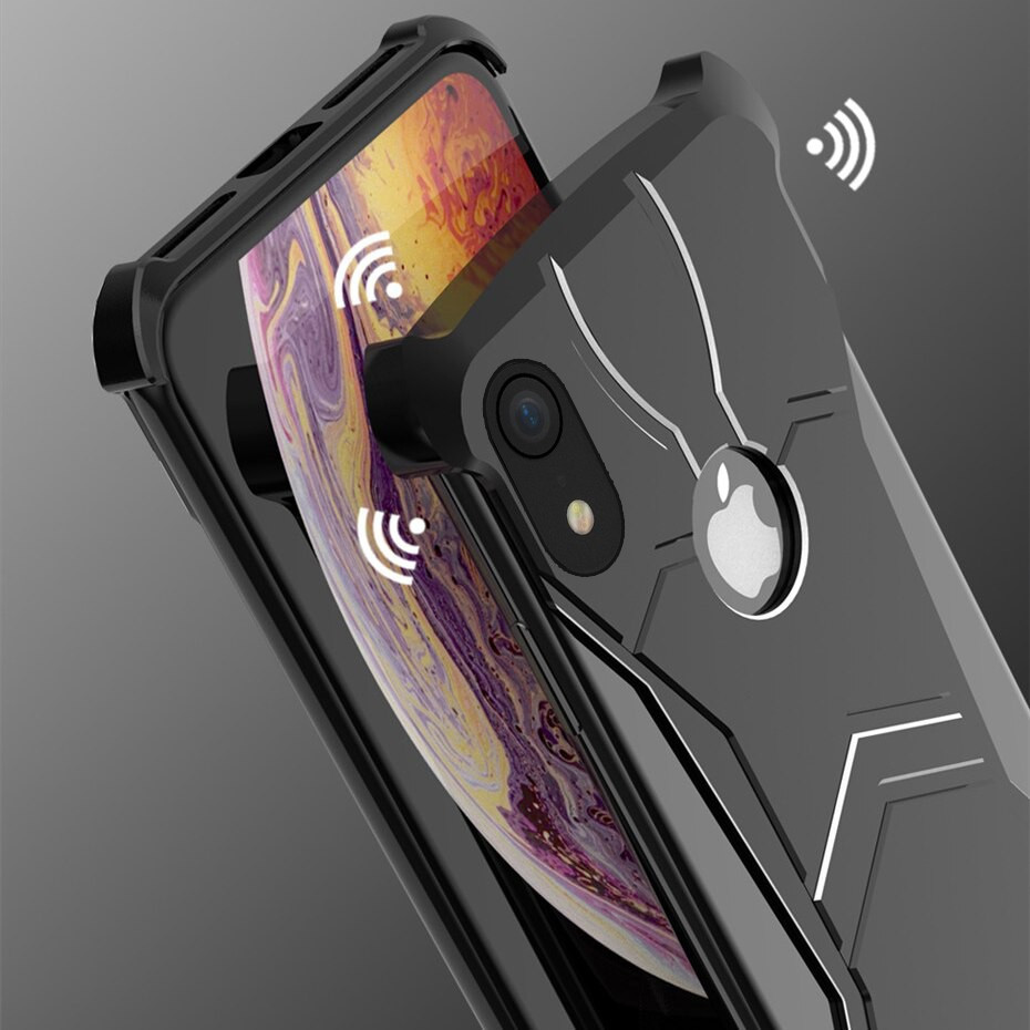 VAKU ® Apple iPhone XR Panther Aluminium Metal ShockProof