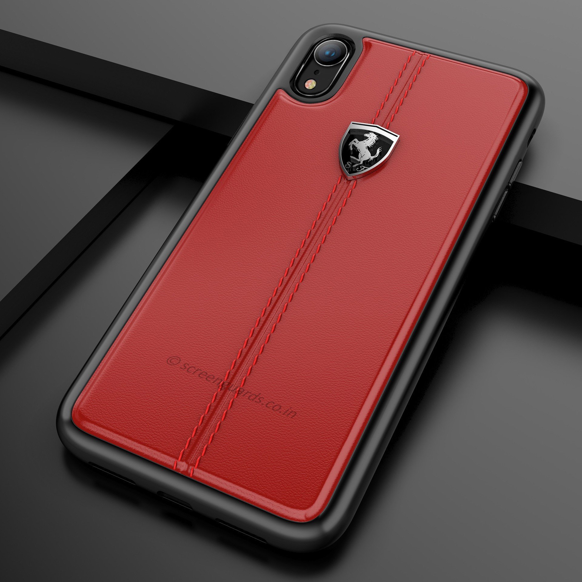Ferrari Â® Apple iPhone XR Vertical Contrasted Stripe