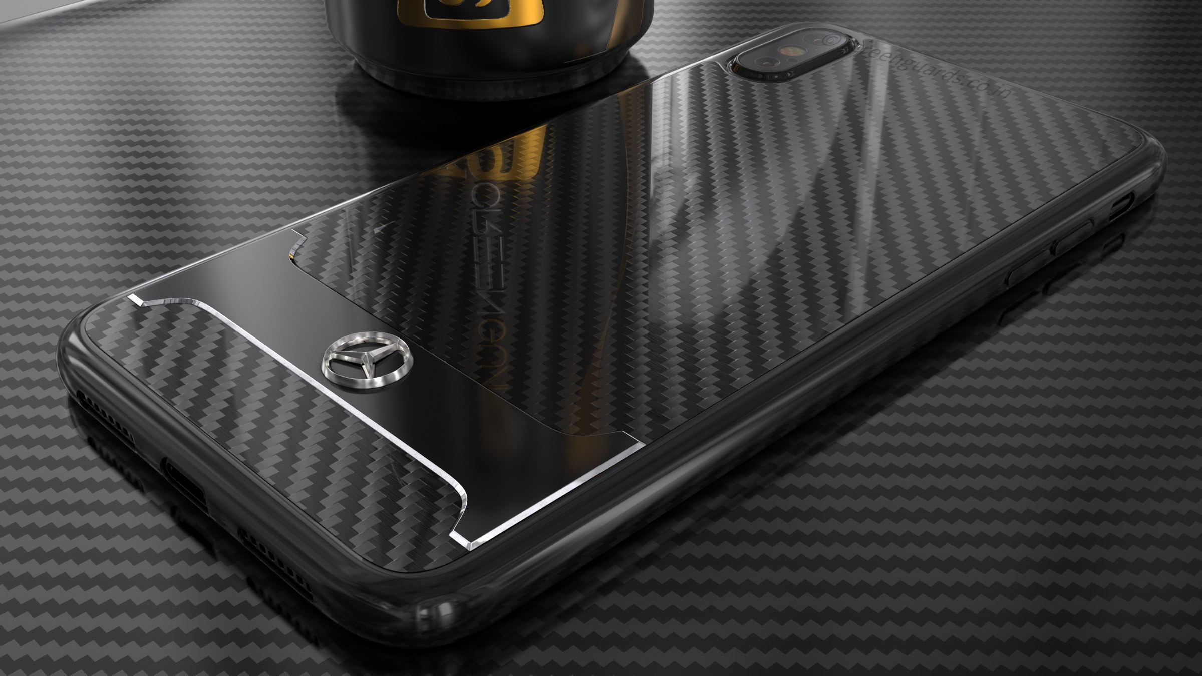 Mercedes Benz  Apple iPhone XS SLR McLaren Carbon Fibre  