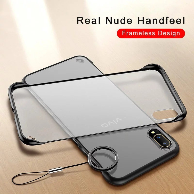 VAKU ® Vivo V11 Pro Frameless Semi Transparent Cover (Ring not