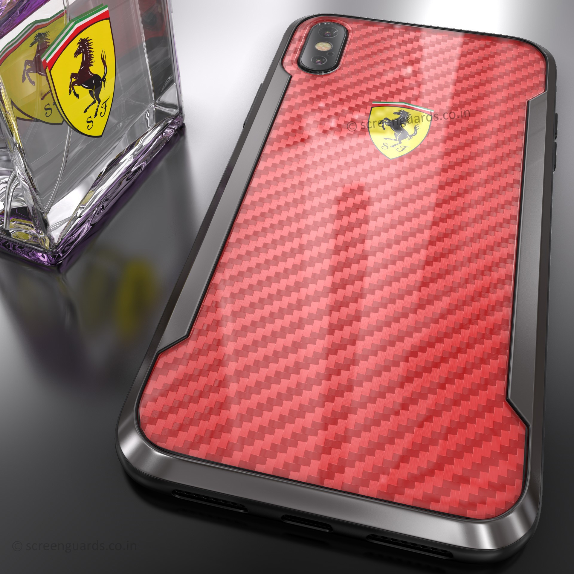 Ferrari ® iPhone X APERTA Ultra-Thin with carbon fiber and ...