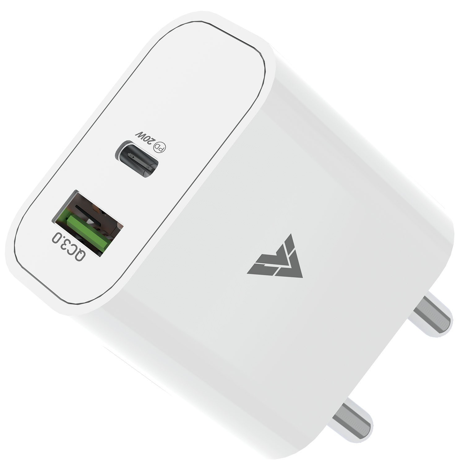 Chargeur double USB Type C Power Delivery 20W + 20W