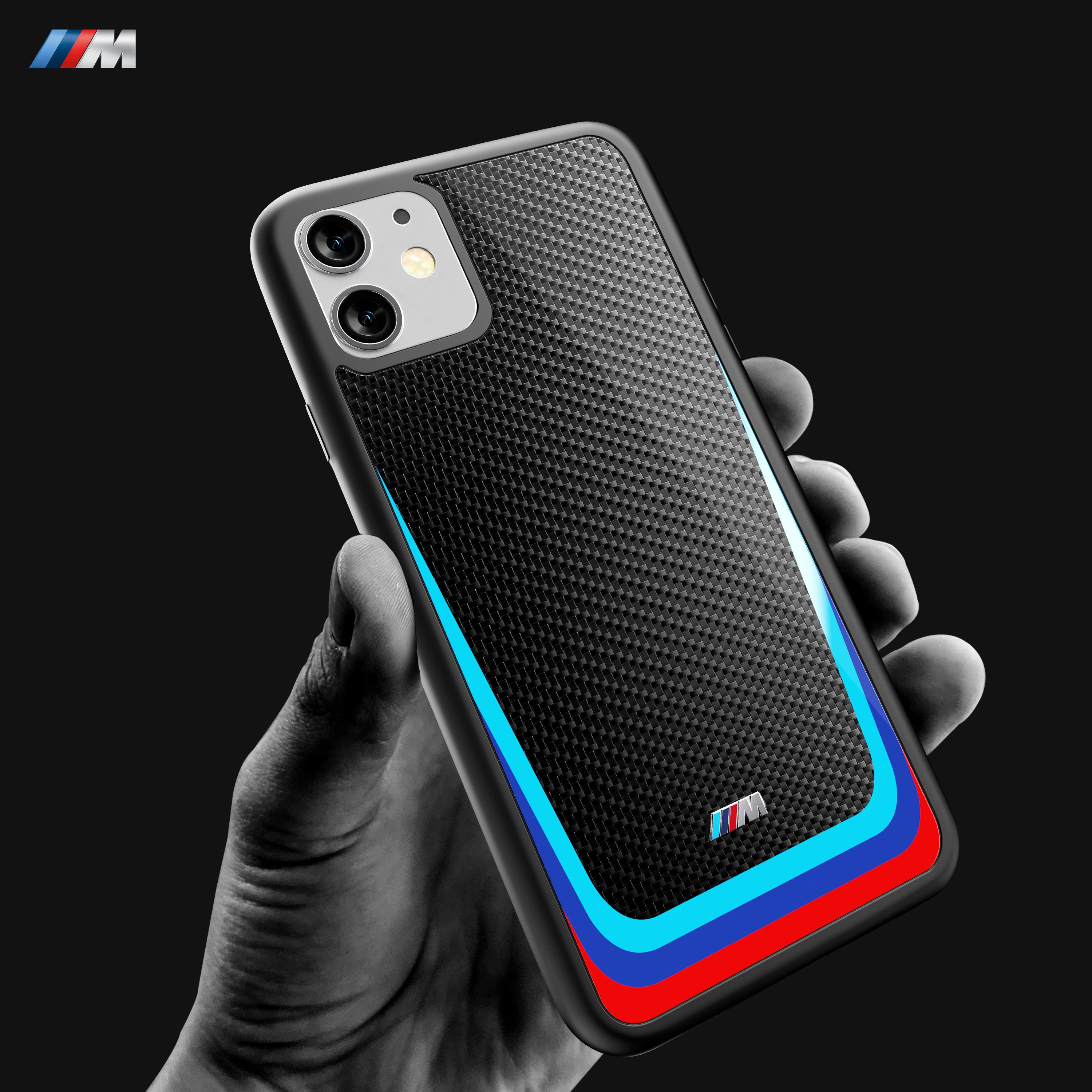 BMW Motorsports ® Apple iPhone 11 M8 Competition Tri- Colour Carbon