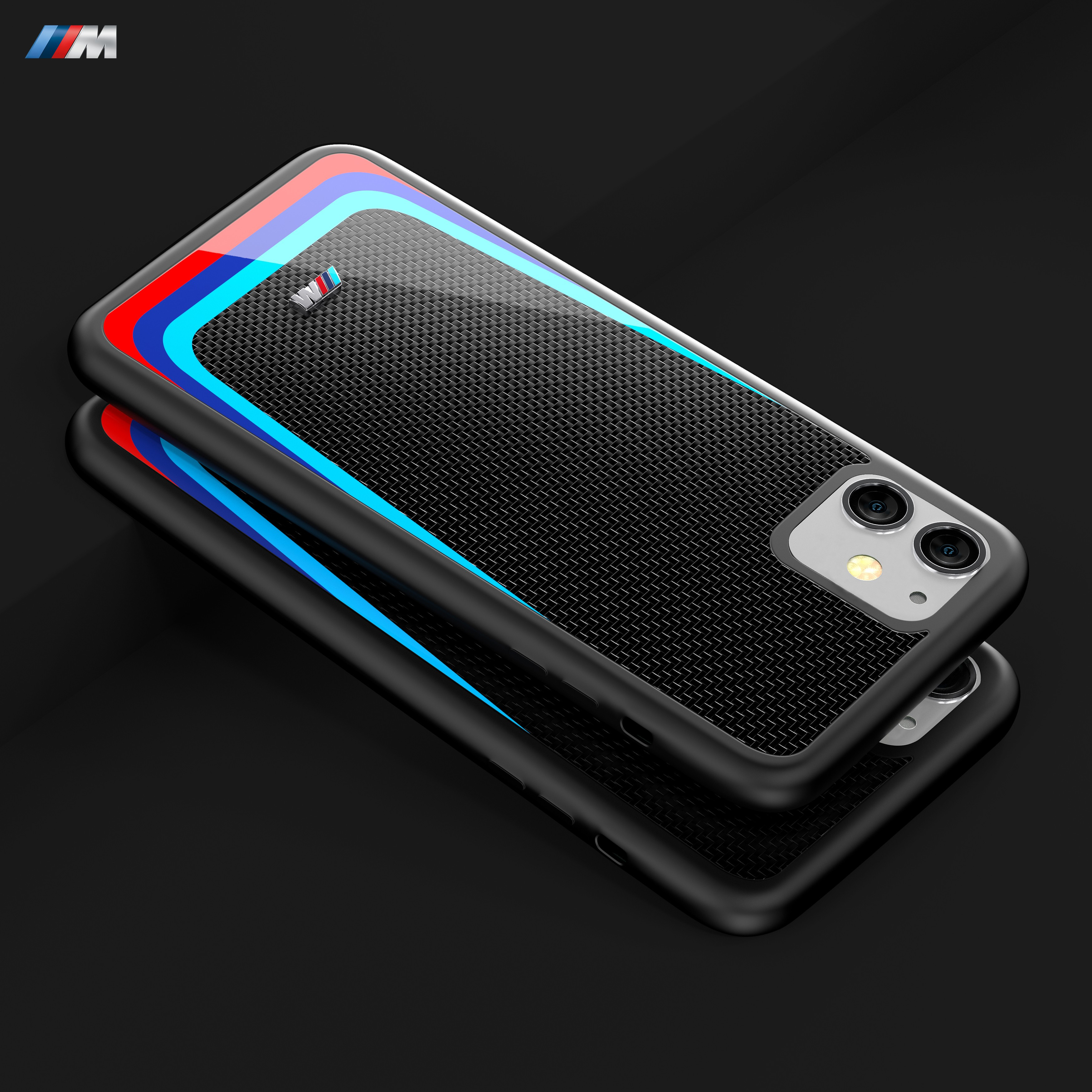 BMW Motorsports ® Apple iPhone 11 M8 Competition Tri Colour Carbon