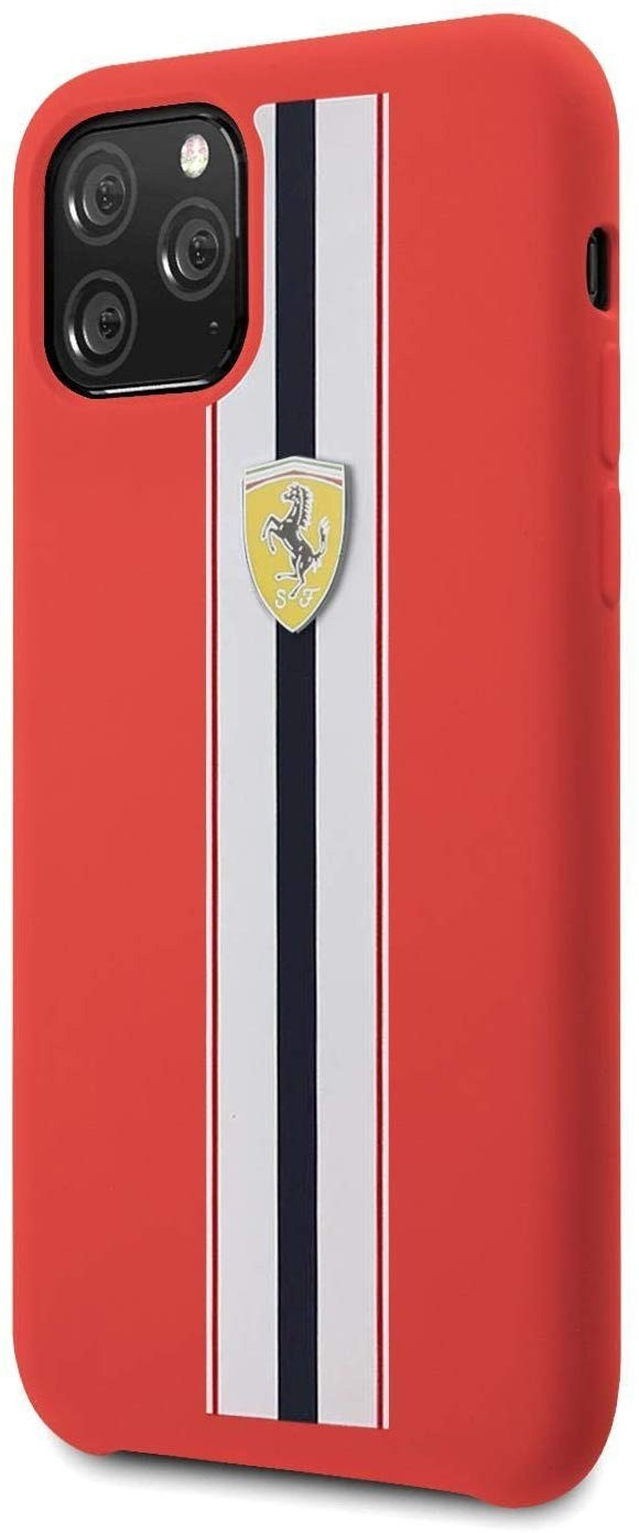 Ferrari Â® For Apple iPhone 11 Pro Max White Stripe Liquid