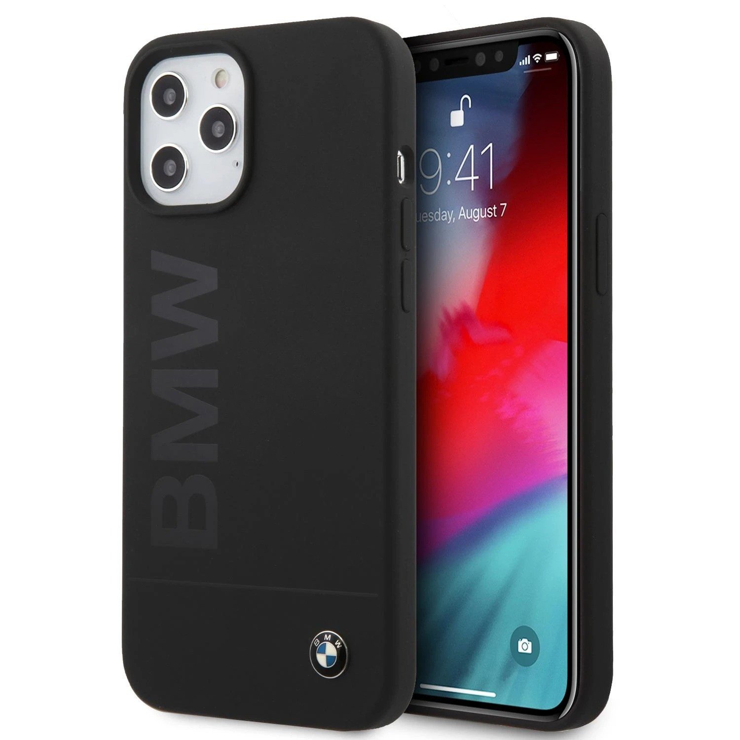 BMW ® For iPhone 12 / 12 Pro Official Racing Silicon Case BMW Logo