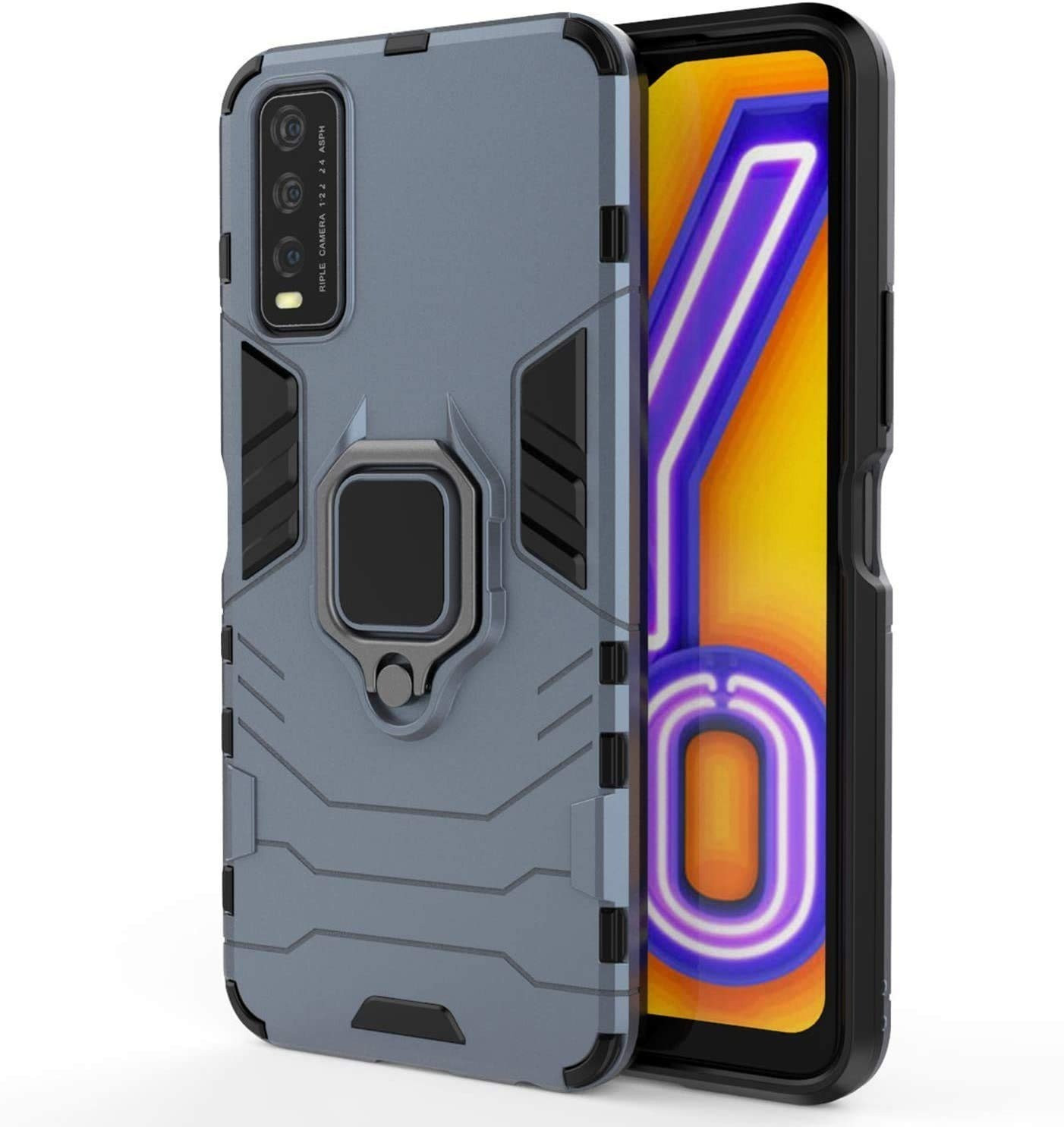 Hybrid Case For Vivo Y20/Y20i/Y20A/Y20G/Y20s/Y30G,Dual Layer Protection - View #4