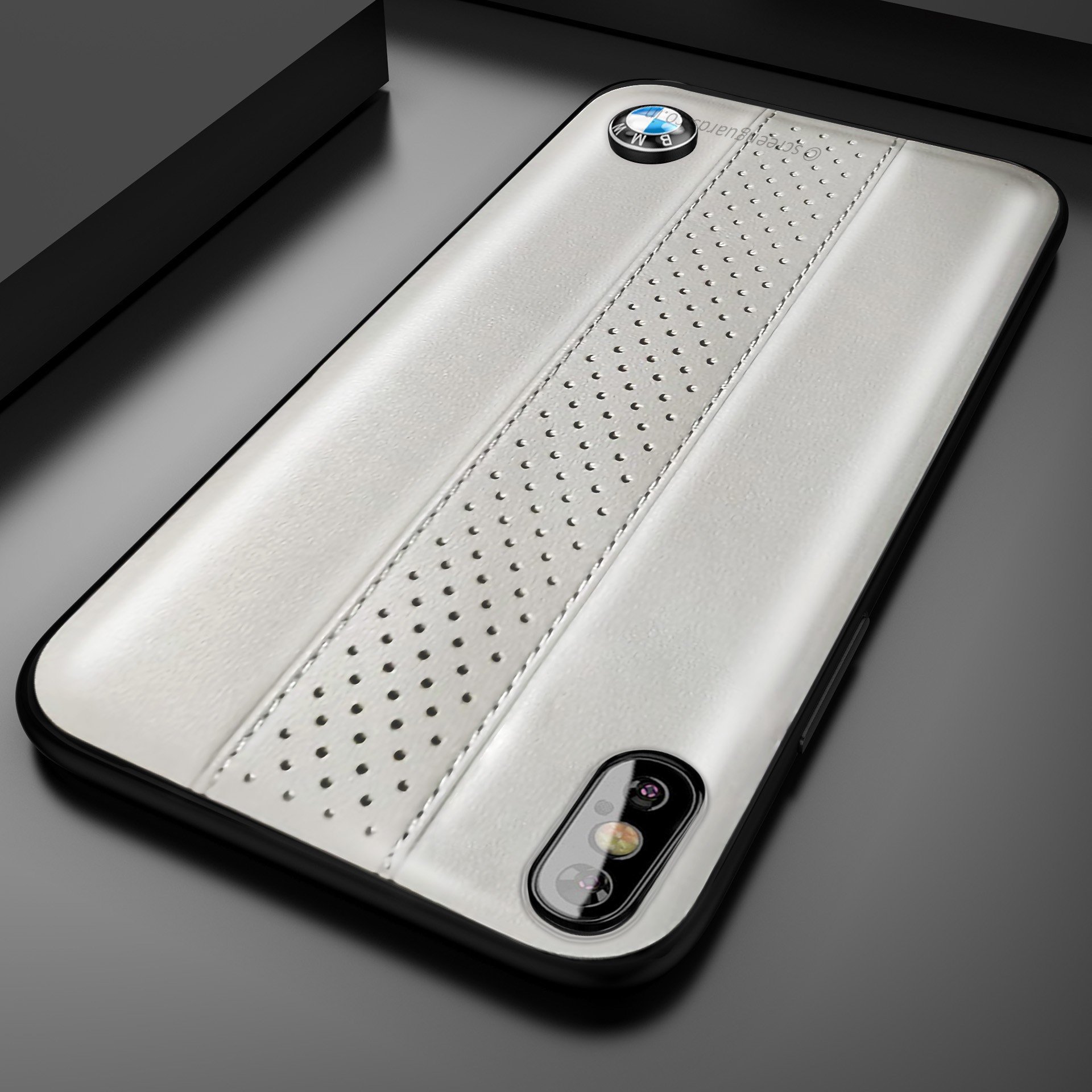 BMW Â® iPhone XS MAX M2 COMPETITION freckled leather Back